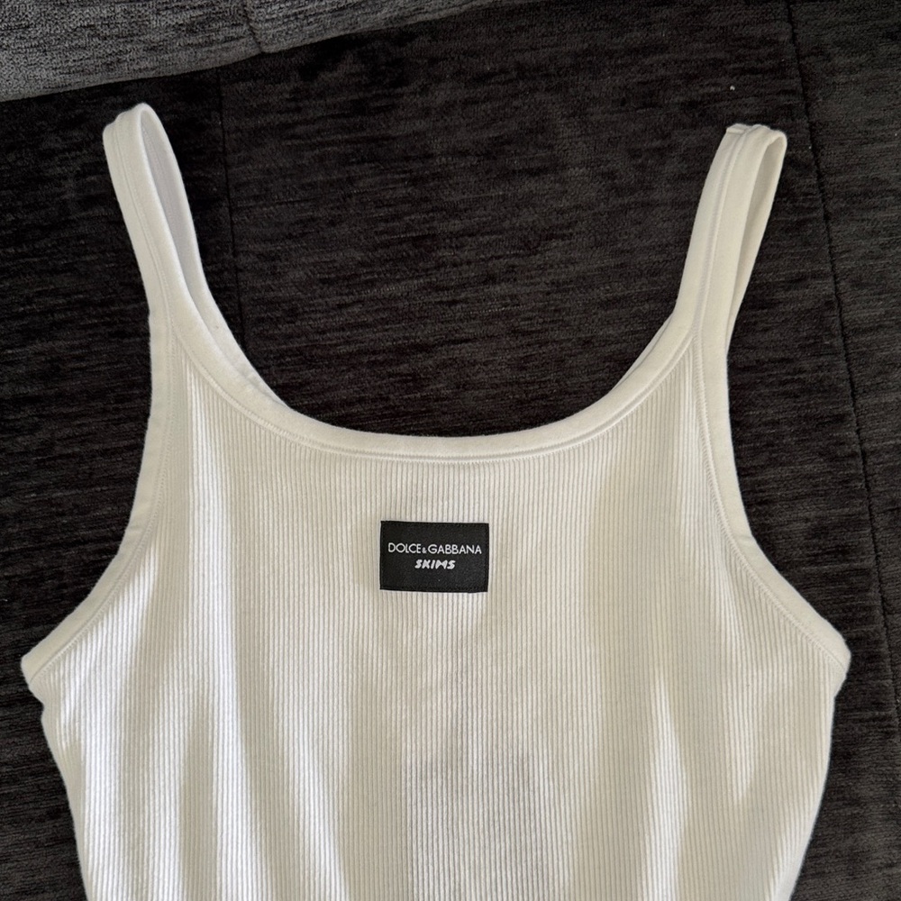 Dolce & Gabbana x SKIMS White Tank Top